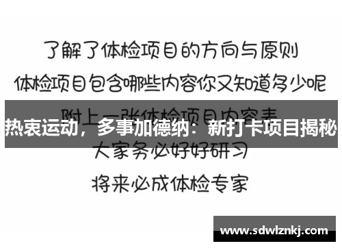 热衷运动，多事加德纳：新打卡项目揭秘